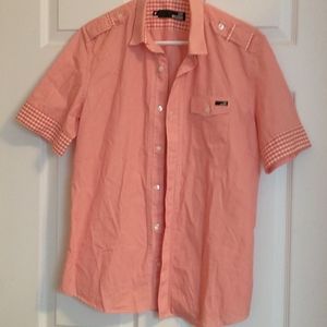 Love moschino short sleeve button down